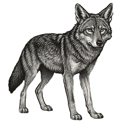 Coyote illustration
