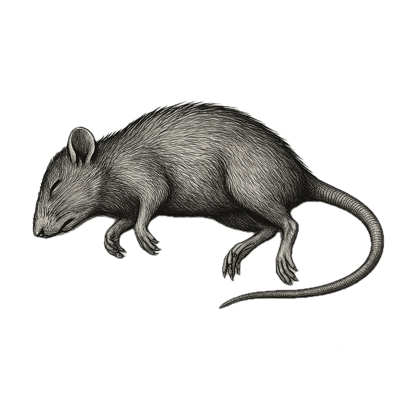 Dead animal removal and odor control illustration