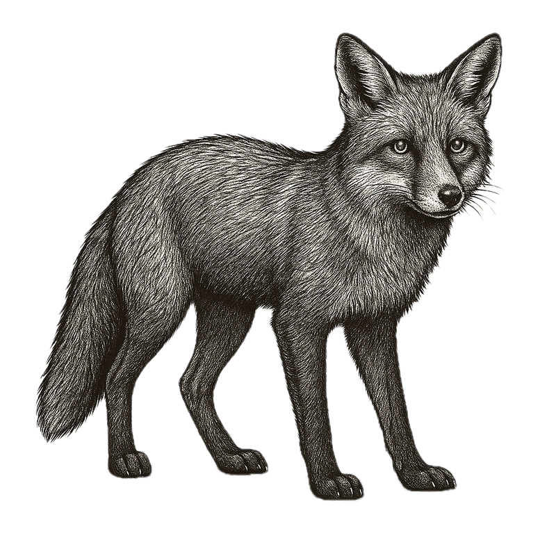 Fox removal and yard protection illustration