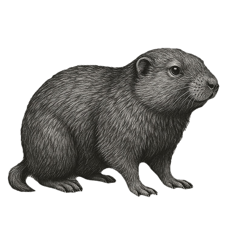 Gopher removal and yard control illustration